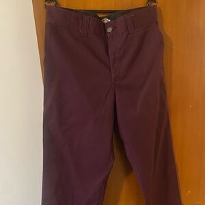 Dickies Maroon Skateboarding Pants
